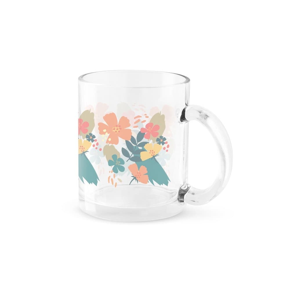CARMO. Glass sublimation mug 350 mL