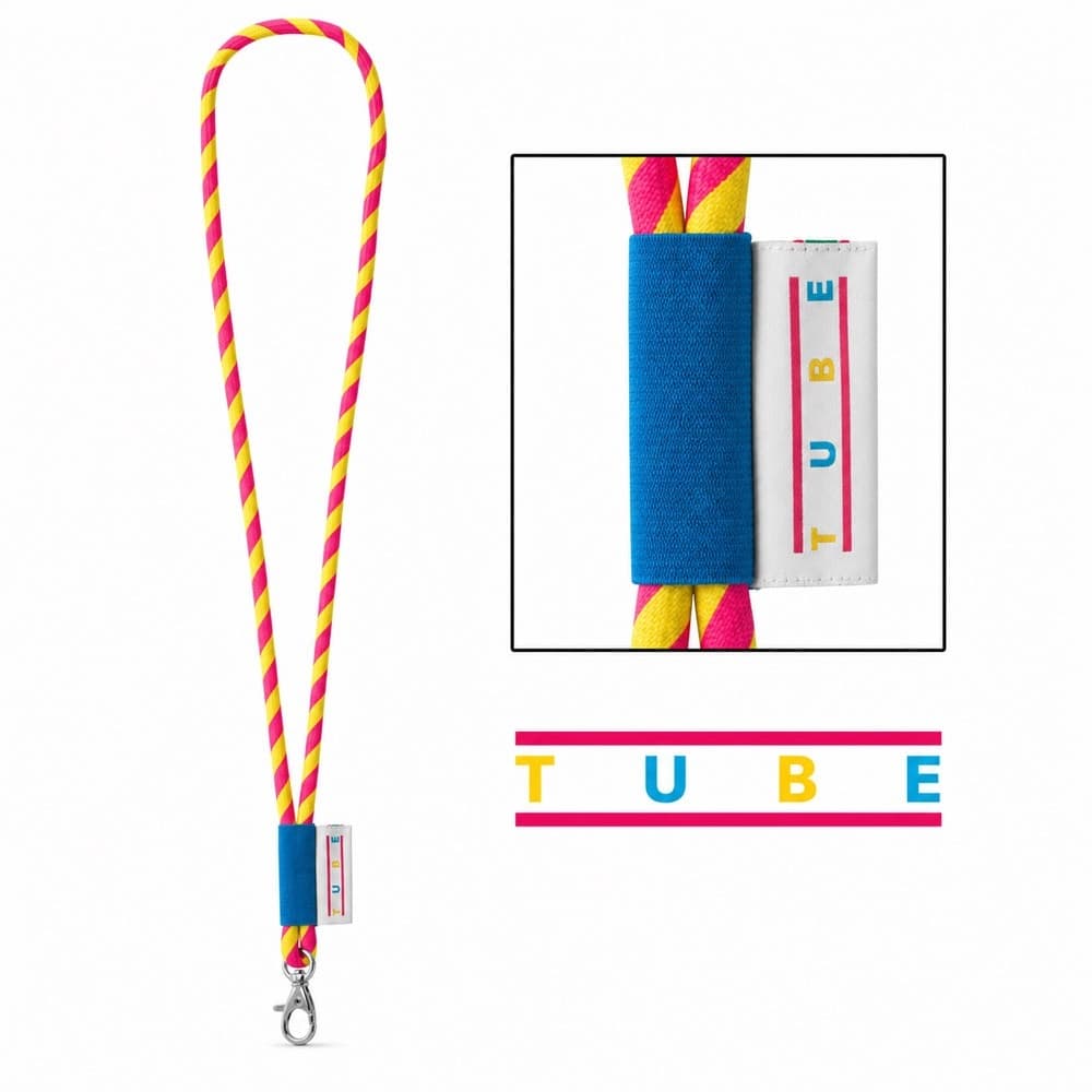 Eșantion tipărit de Lanyard TUBE Long (Ø 7 mm)