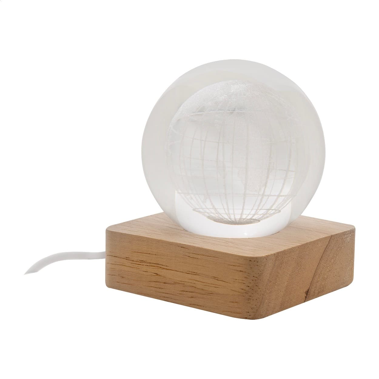LumiGlobe - glob luminos din sticlă