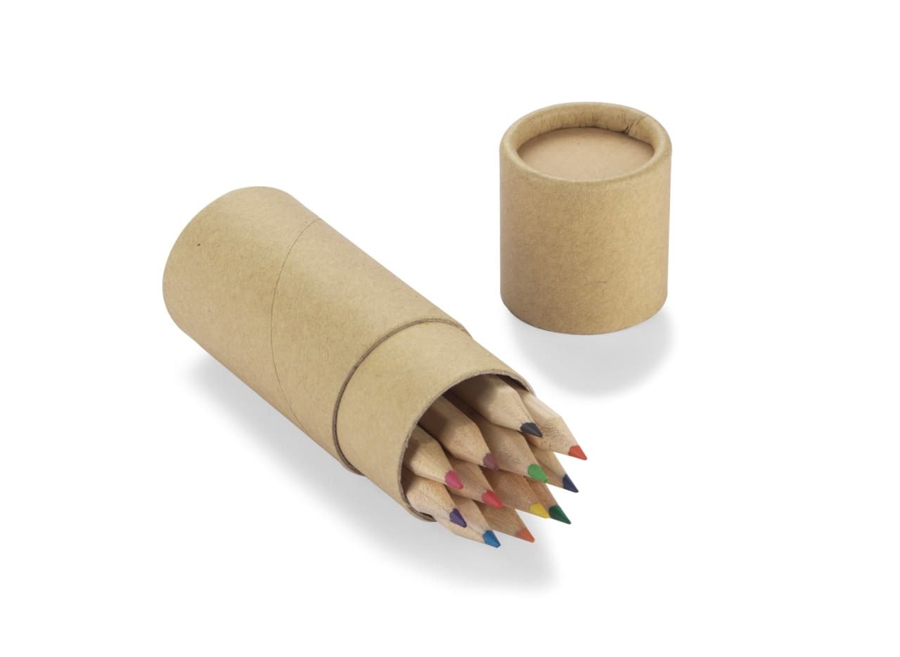 Creioane colorate într-un tub de 12 buc. REDKO