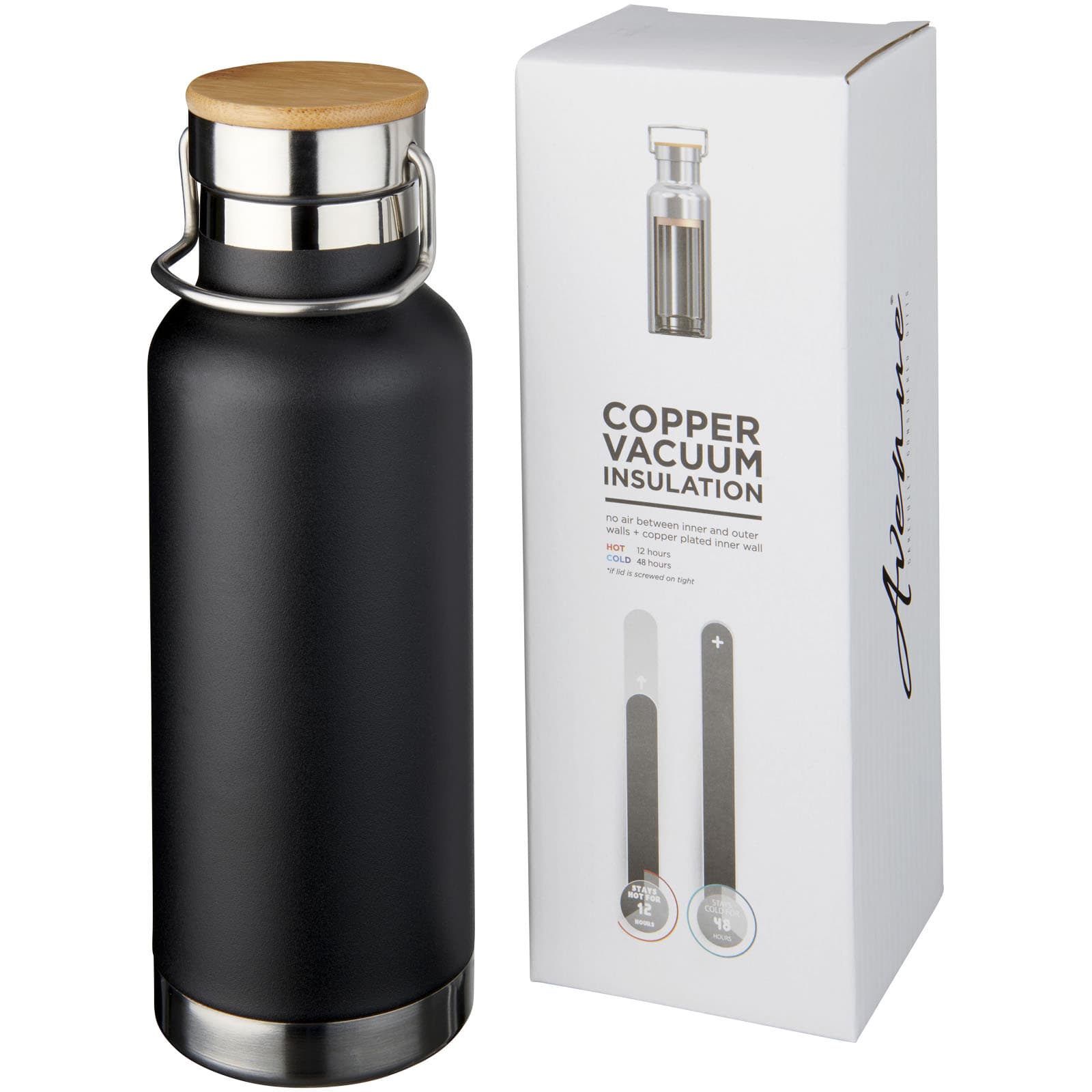 Sticlă de apă Thor 480 ml din cupru cu izolare în vid
