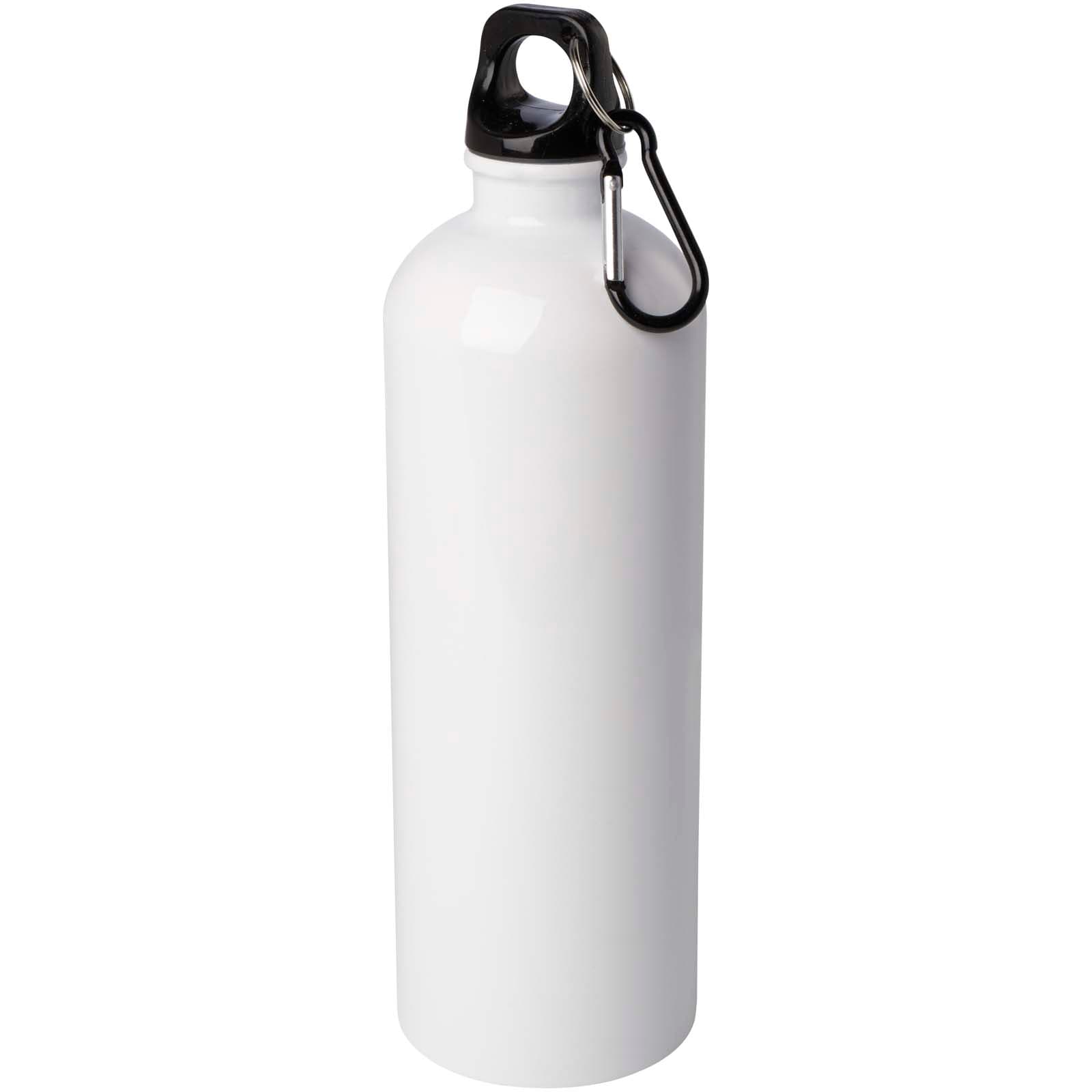 Sticlă de apă Oregon din oțel inoxidabil cu perete simplu, certificată RCS, cu carabină, 750 ml