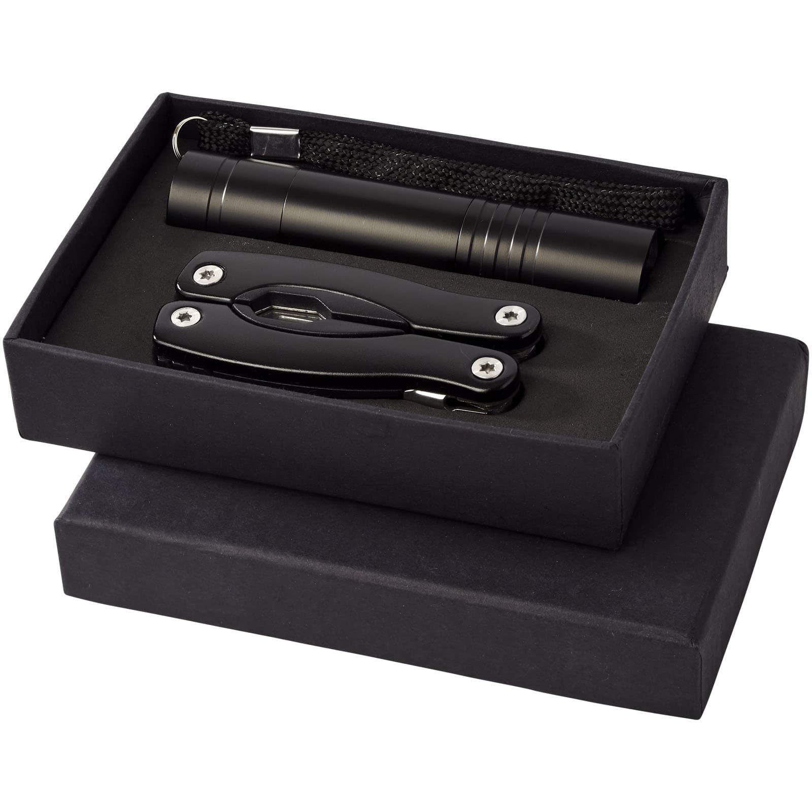 Set Scout cu cuțit multifuncțional și lanternă LED