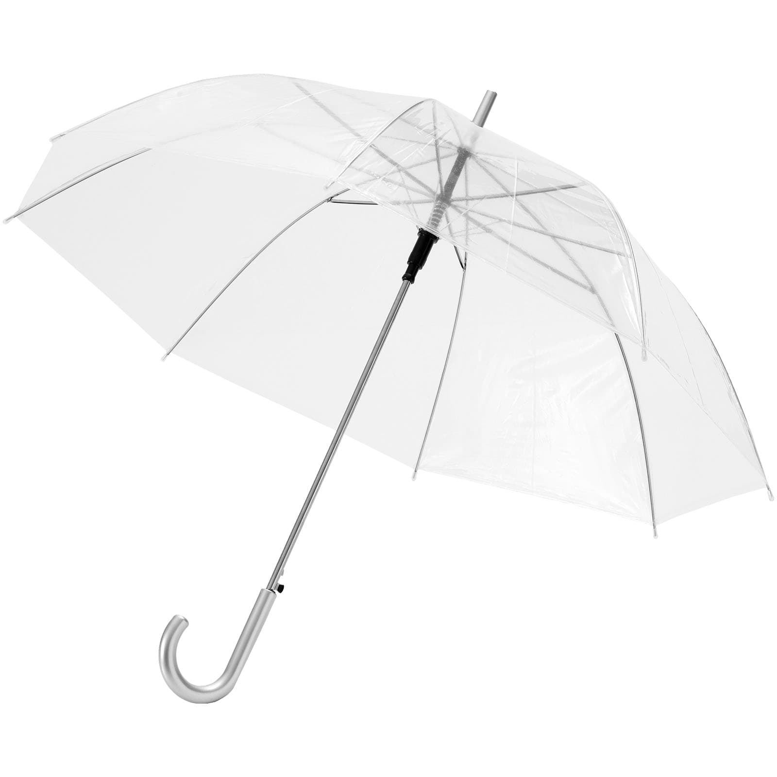 Umbrelă transparentă Kate de 23" cu deschidere automată