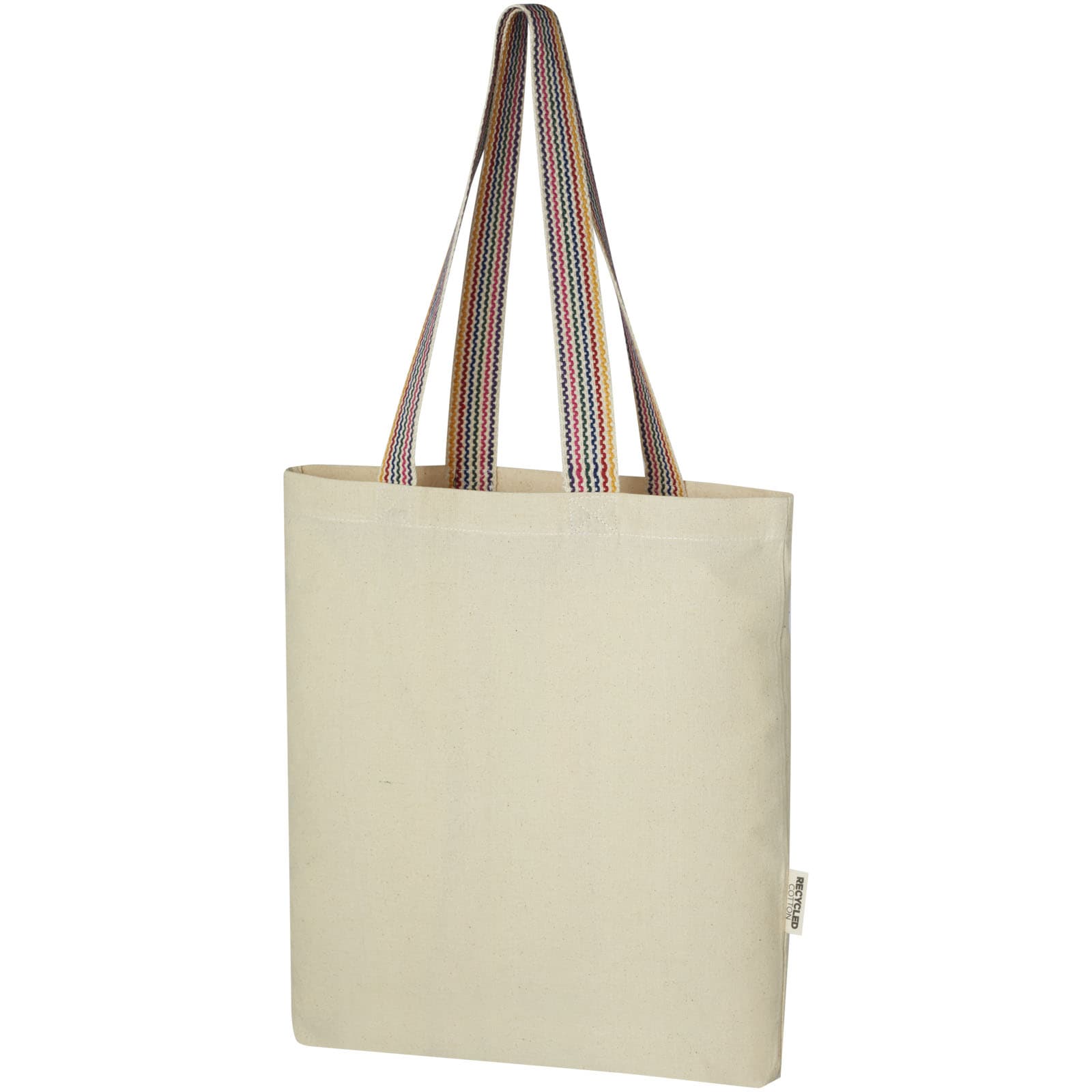 Sacoșă din bumbac reciclat Rainbow de 180 g/m² 5L