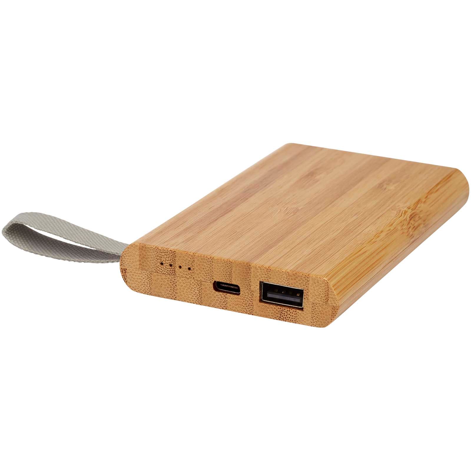 Baterie externă din bambus Tulda, 5000 mAh