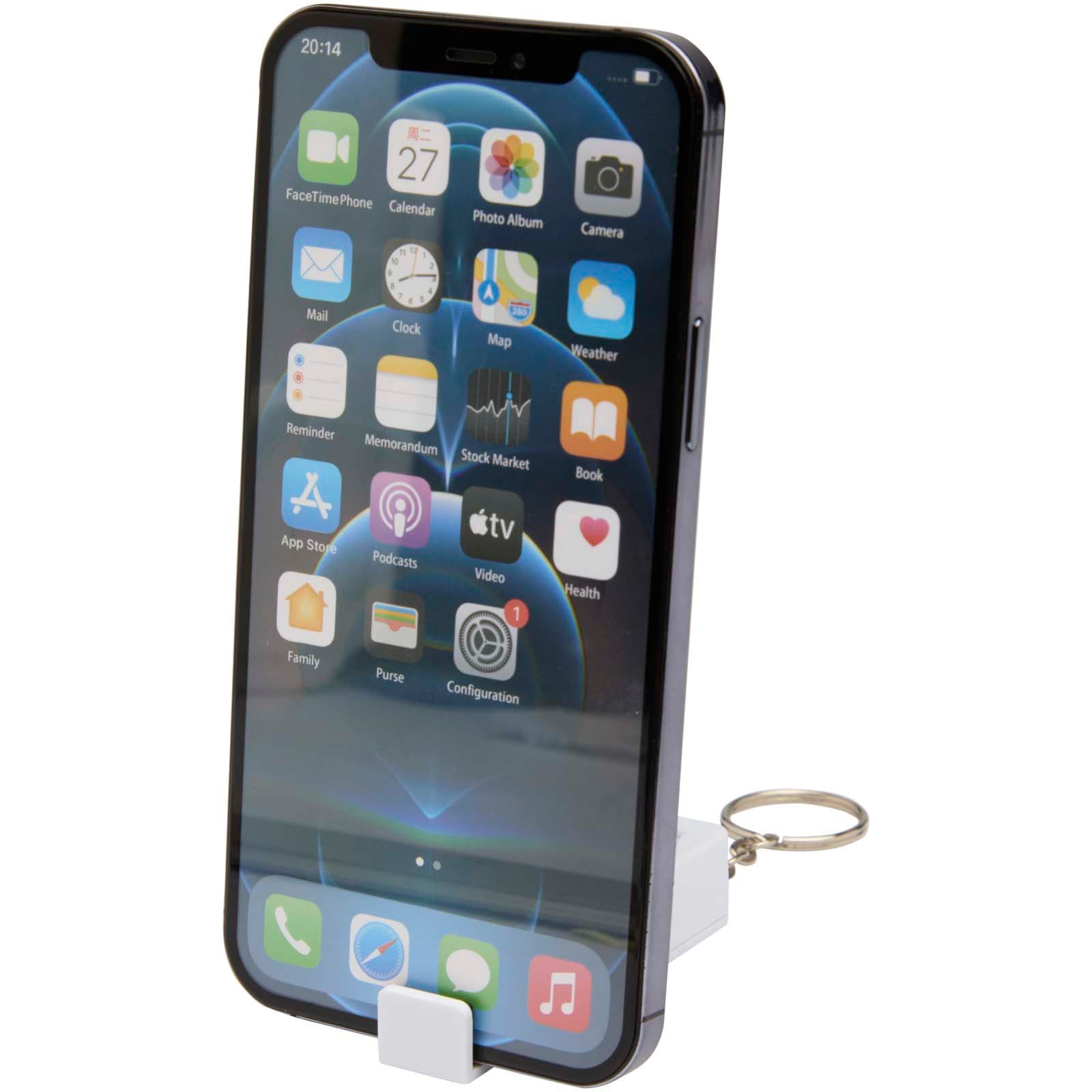 Suport pentru telefon din plastic reciclat cu jucărie antistres Aggia