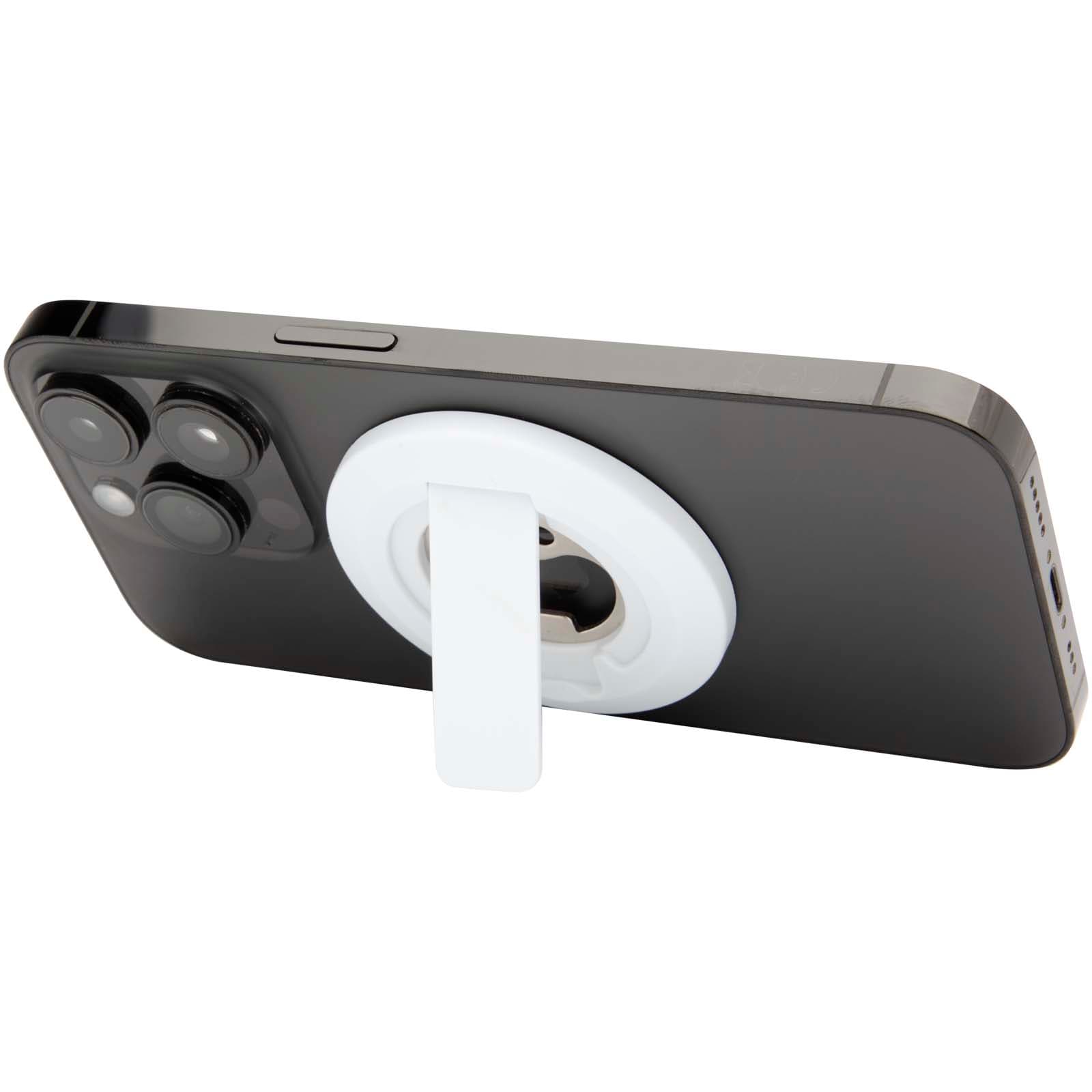 Suport de telefon magnetic din plastic reciclat Ain cu desfăcător de sticle