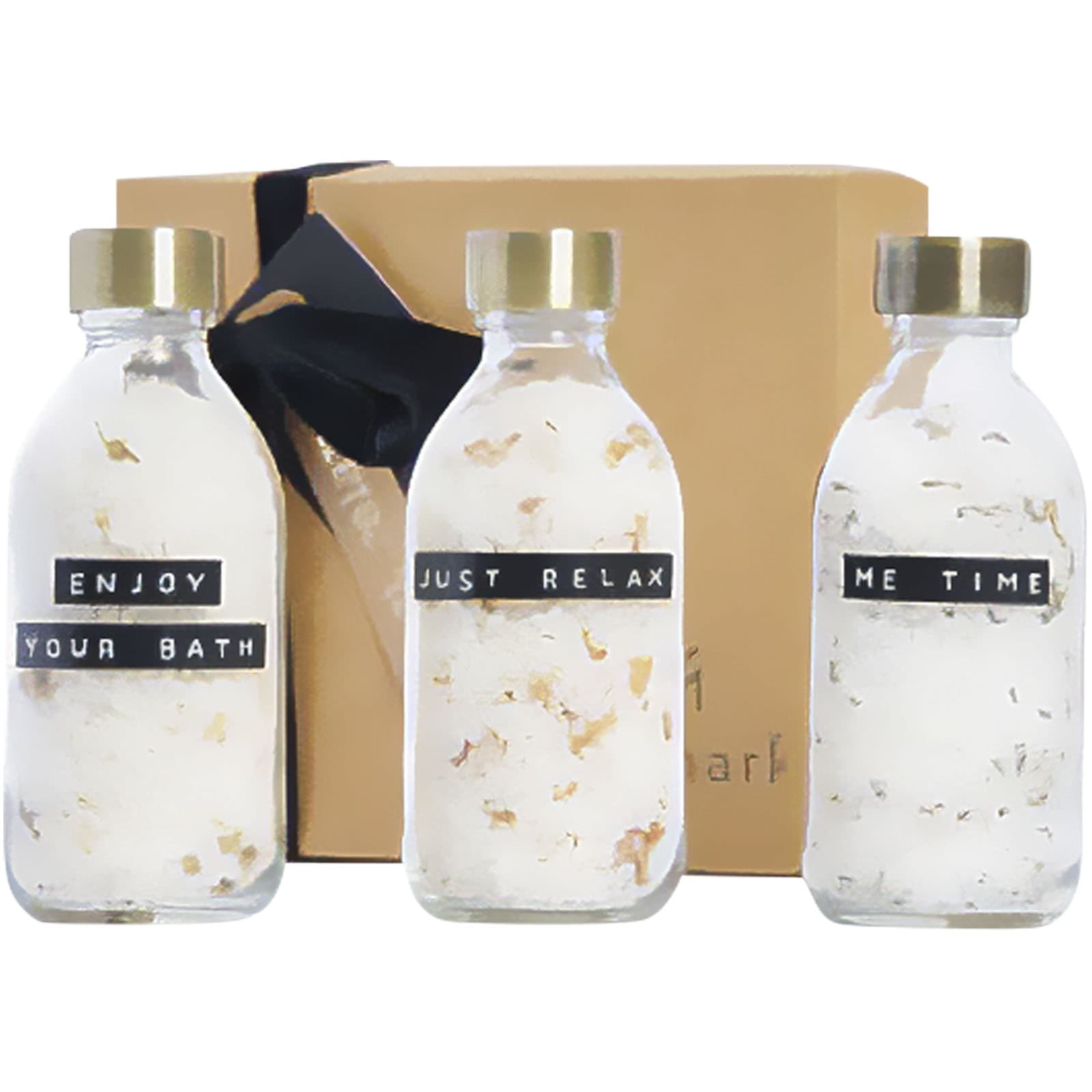 Set cadou Wellmark Just Relax din 3 piese cu sare de baie de 200 ml