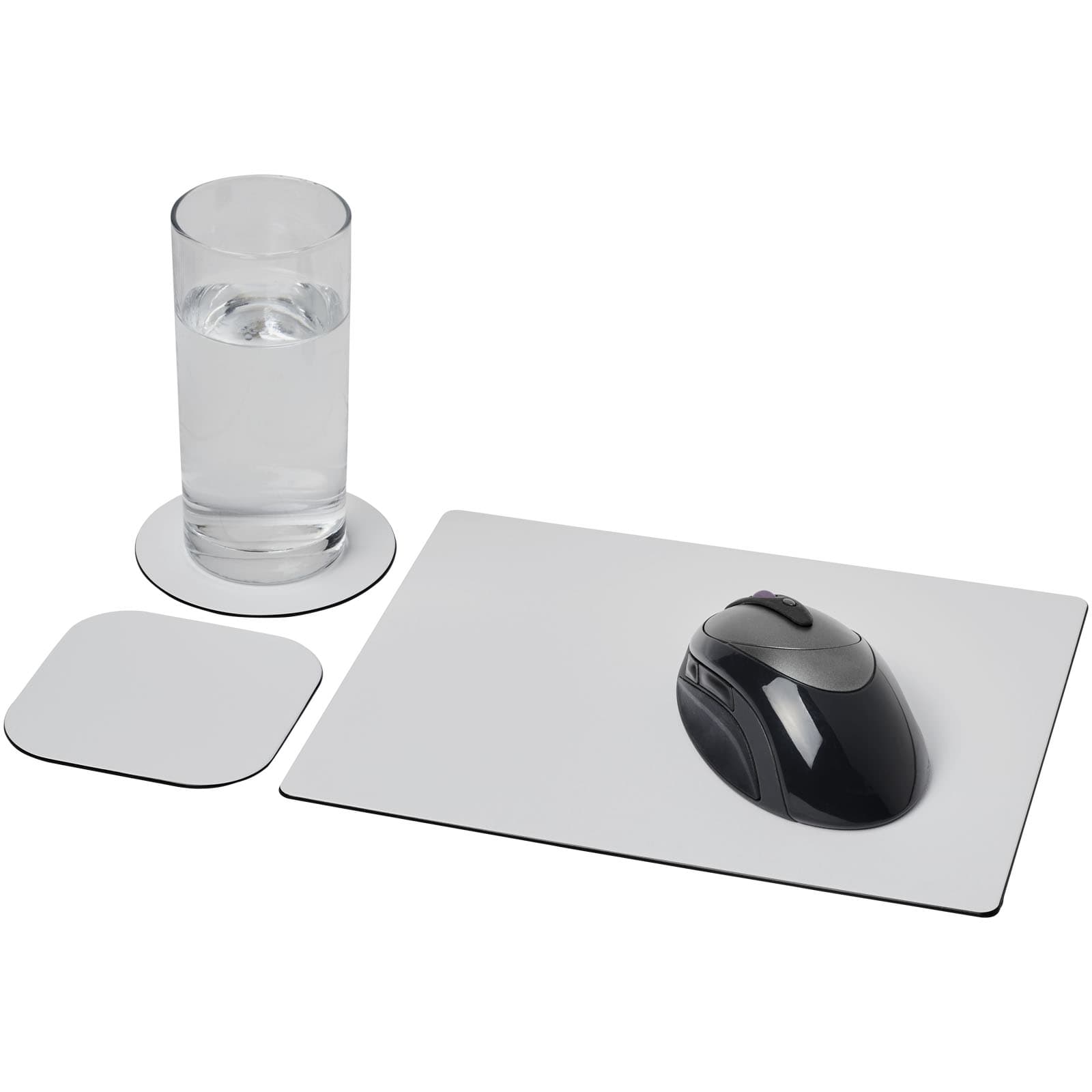 Set combo de mousepad și suporturi pentru pahare Brite-Mat® 1