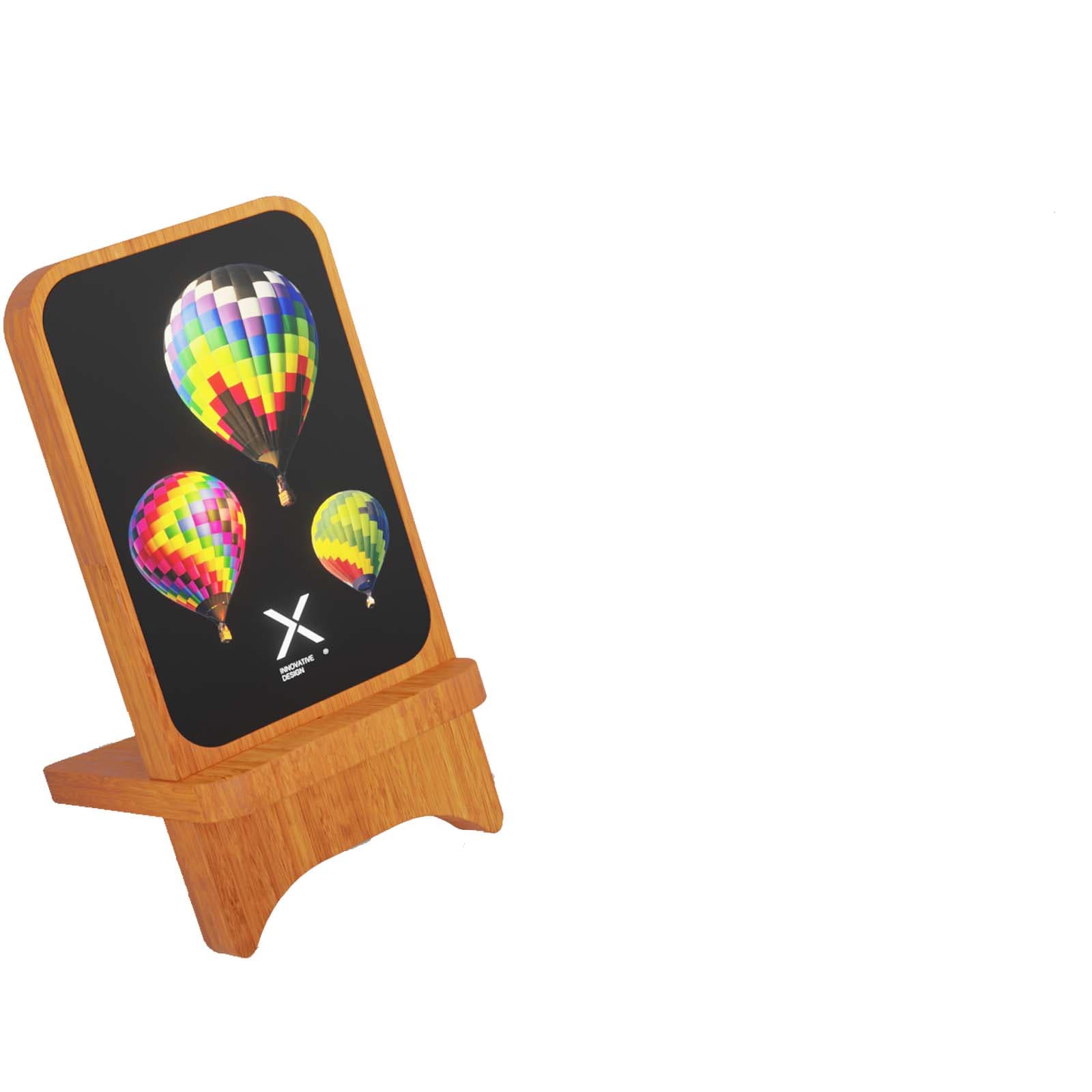 Suport wireless din lemn luminos SCX.design W16 15W