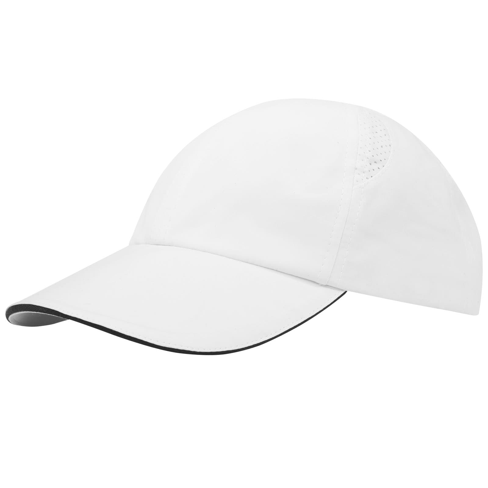 Șapcă cu 6 panouri Morion 110 g/m² din material reciclat GRS, cool fit, cu design sandwich