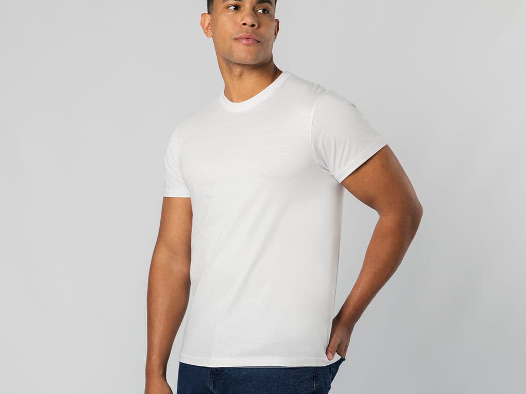 Tricou Alb Adulți Perkins