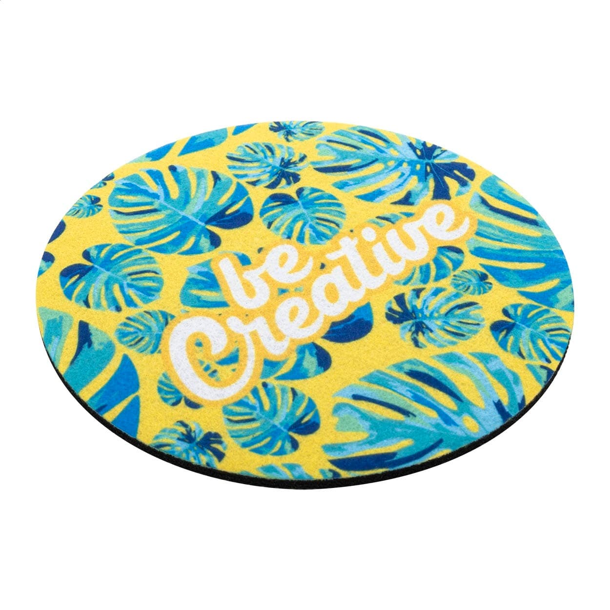 CreaFelt Drink Plus - coaster din fetru, RPET, cerc