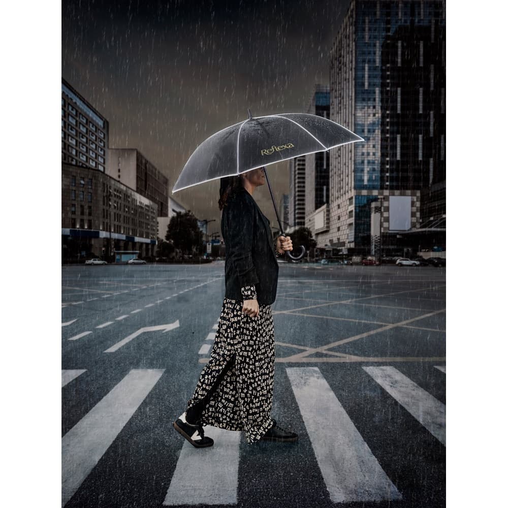 FINNLEY. Umbrelă 27” din poliester reciclat rezistent la vânt (100% rPET) pongee 190T