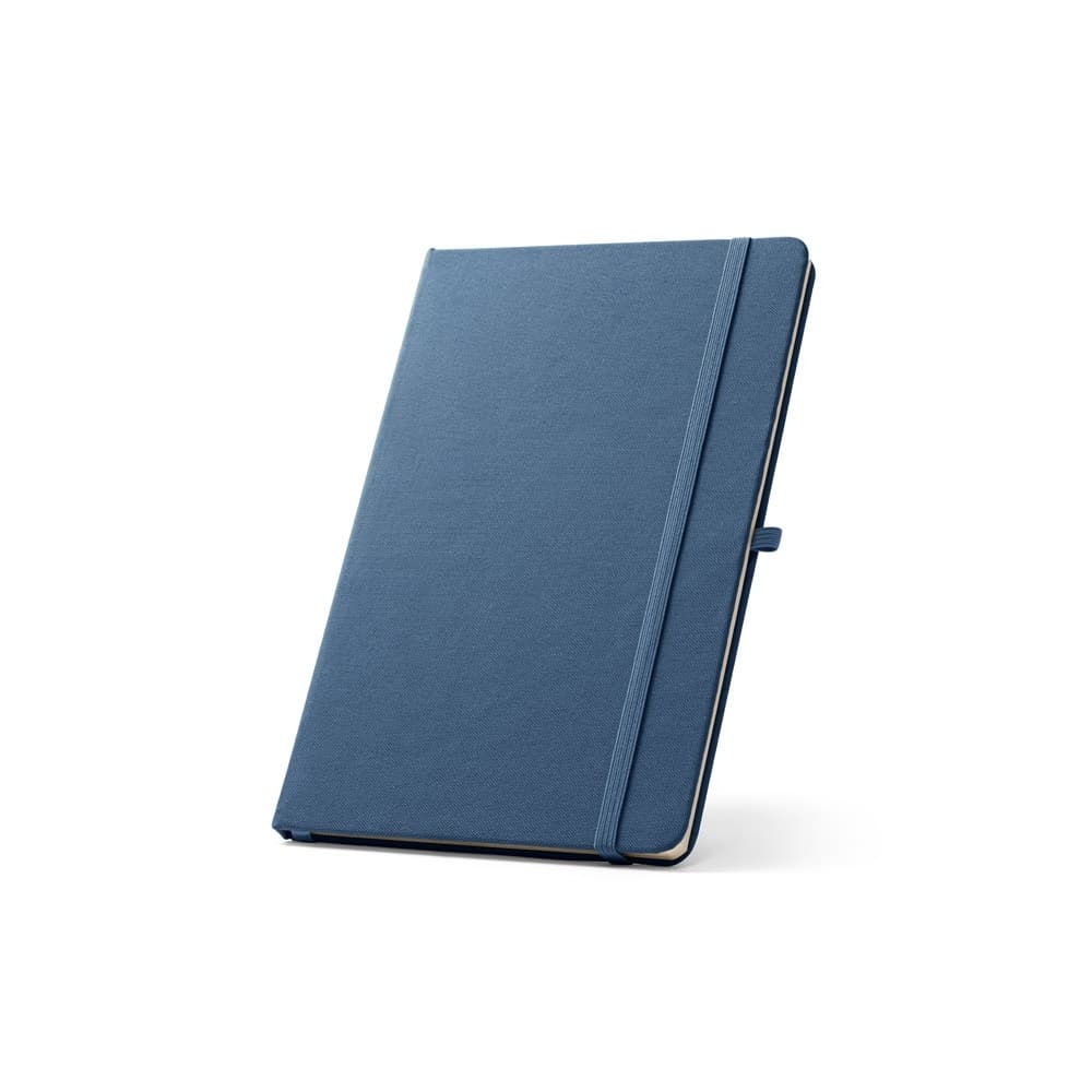 ANNE. Blocnotes A5 din poliester reciclat (100% rPET) cu pagini liniate