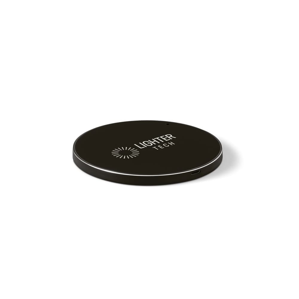 JOULE. Încărcător wireless rapid 10W în ABS reciclat (100% rABS) și aluminiu reciclat (100% rAL)