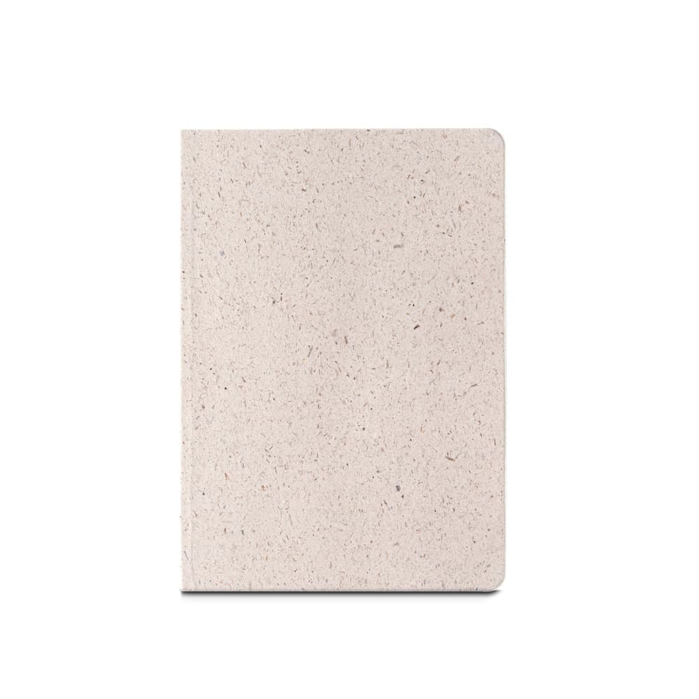 ORGANIC SEMI-RIGID. Blocnotes A5 cu copertă semirigidă din materie organică de elefant (80%)