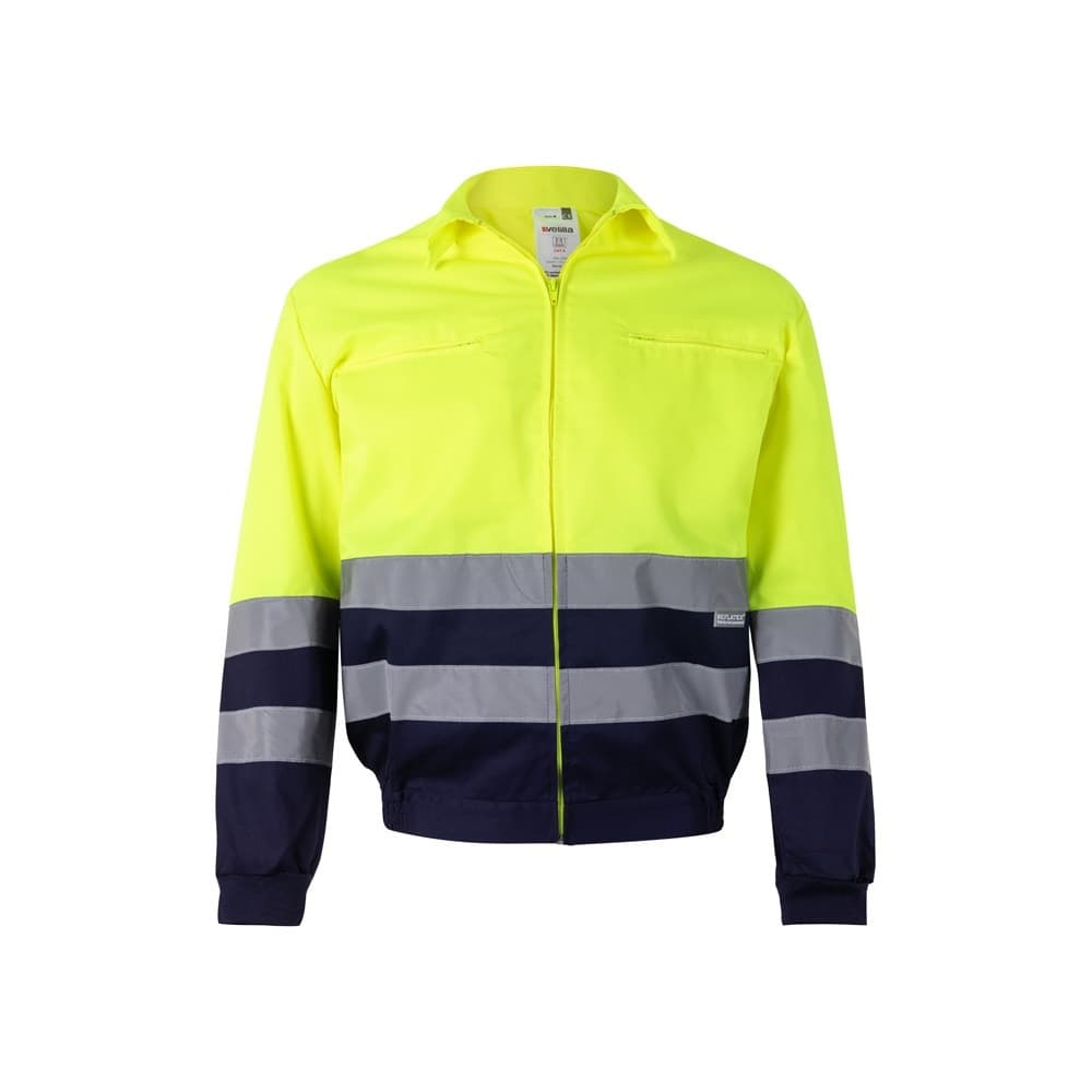 VL NEPTUNE. Jachetă twill bicolor (210g/m²) din poliester (80%) și bumbac (20%)