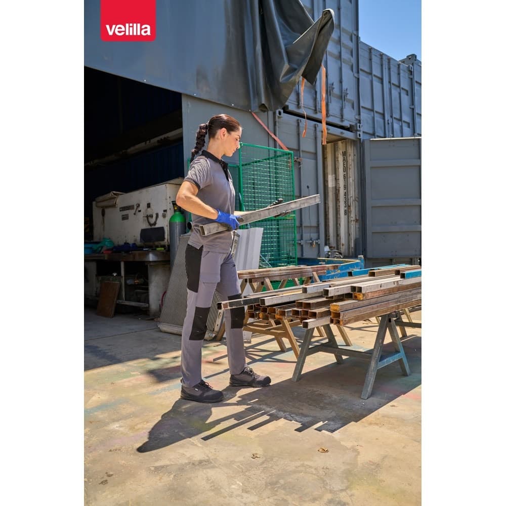 VL NJORD. Pantaloni din twill cu buzunare multiple în două tonuri (240 g/m²), din bumbac (35%) și poliester (65%)