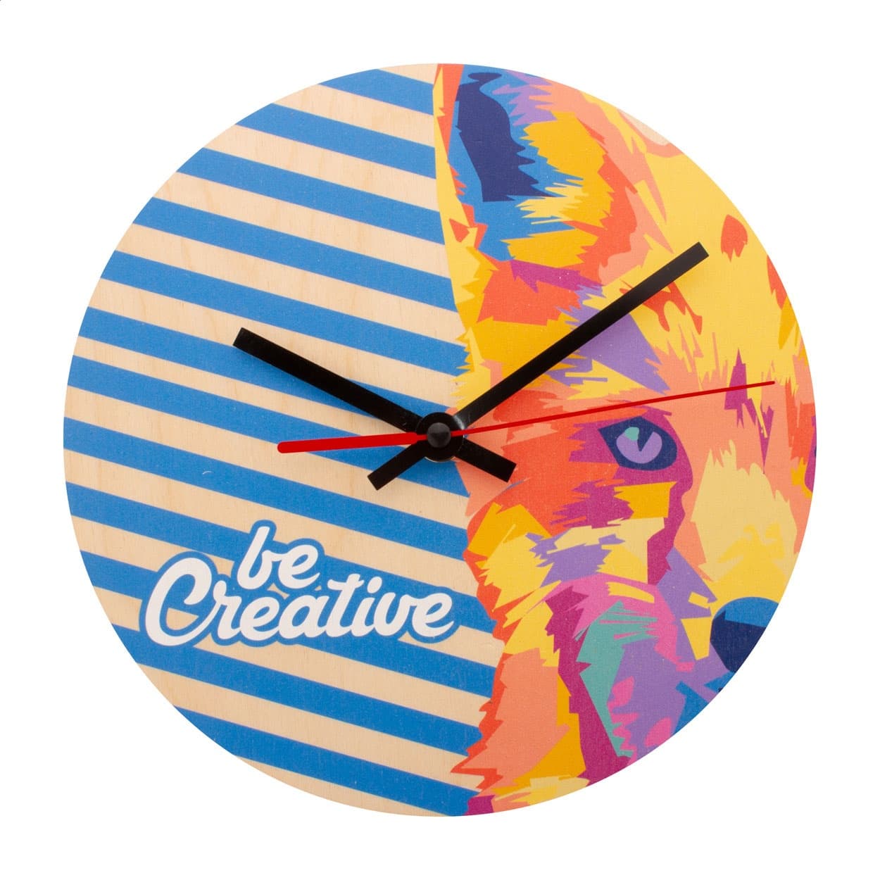 BeTime Wood D - ceas perete, personalizat