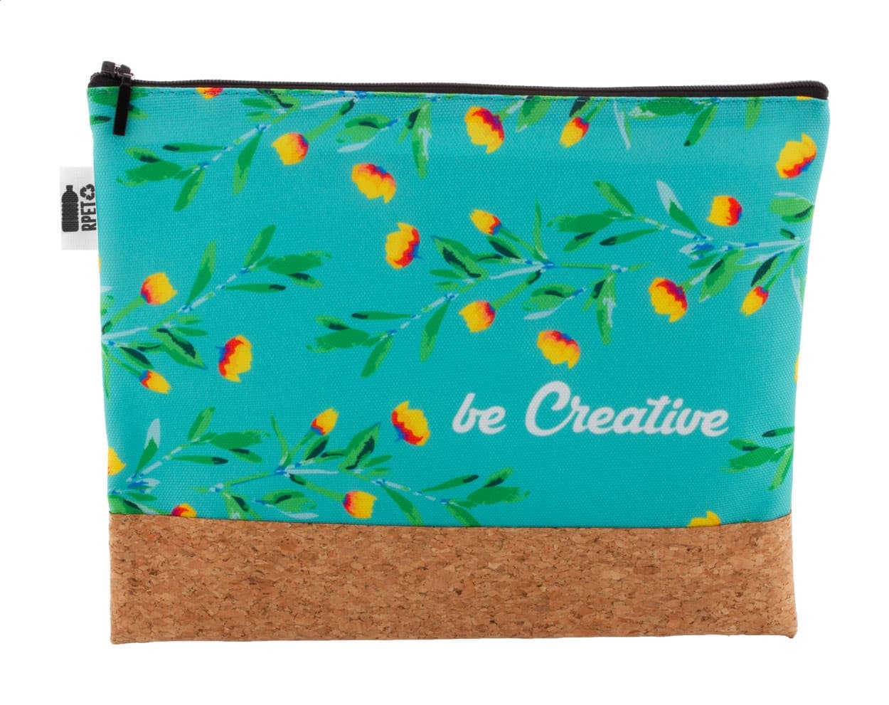 CreaBeauty Cork L RPET - geantă cosmetică, personalizată