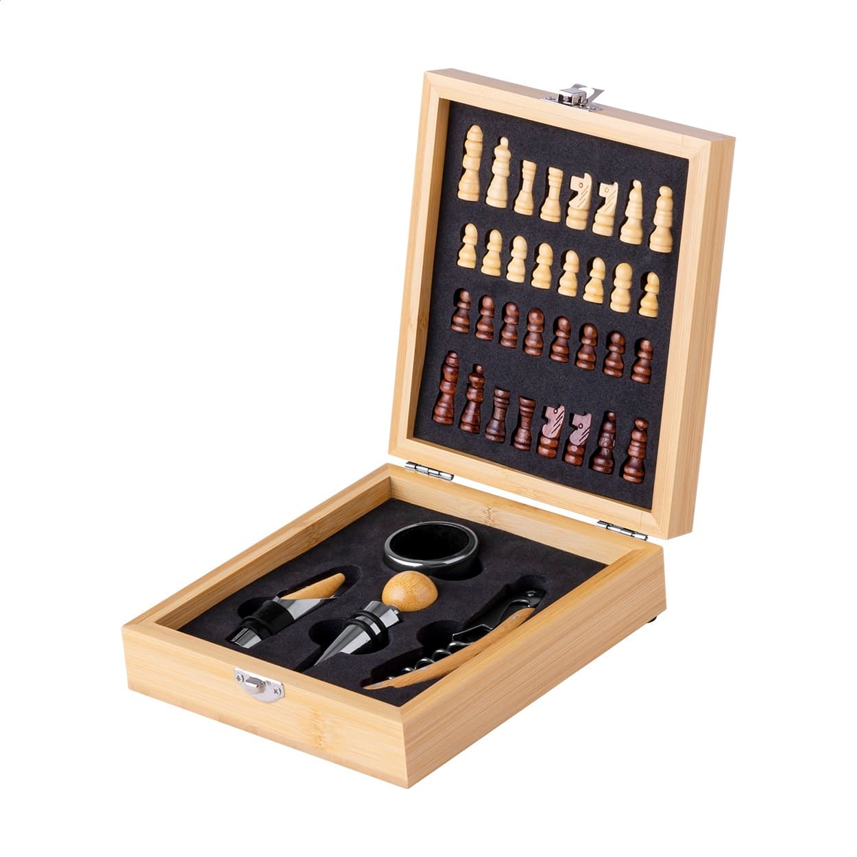 Kaspar - set de vin cu joc de șah