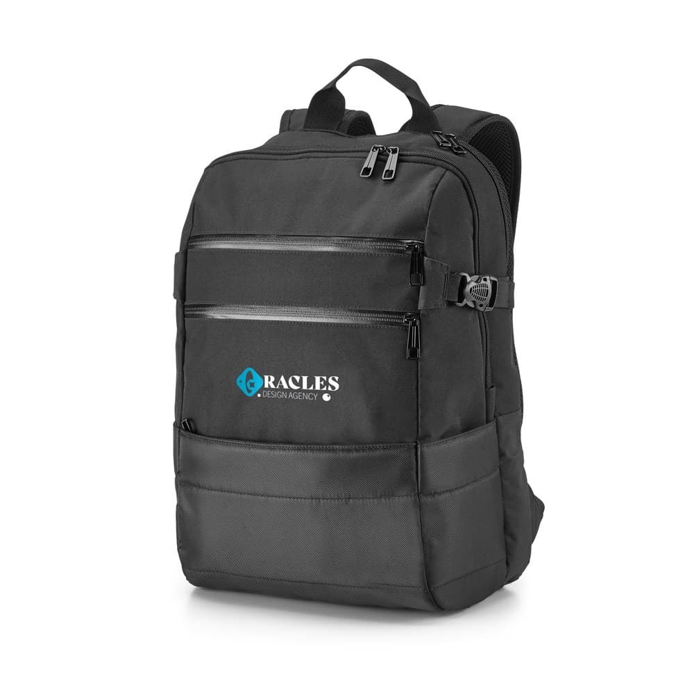 ZIPPERS BPACK. Rucsac pentru laptop 15.6'' din poliester 300D și jacquard 840D