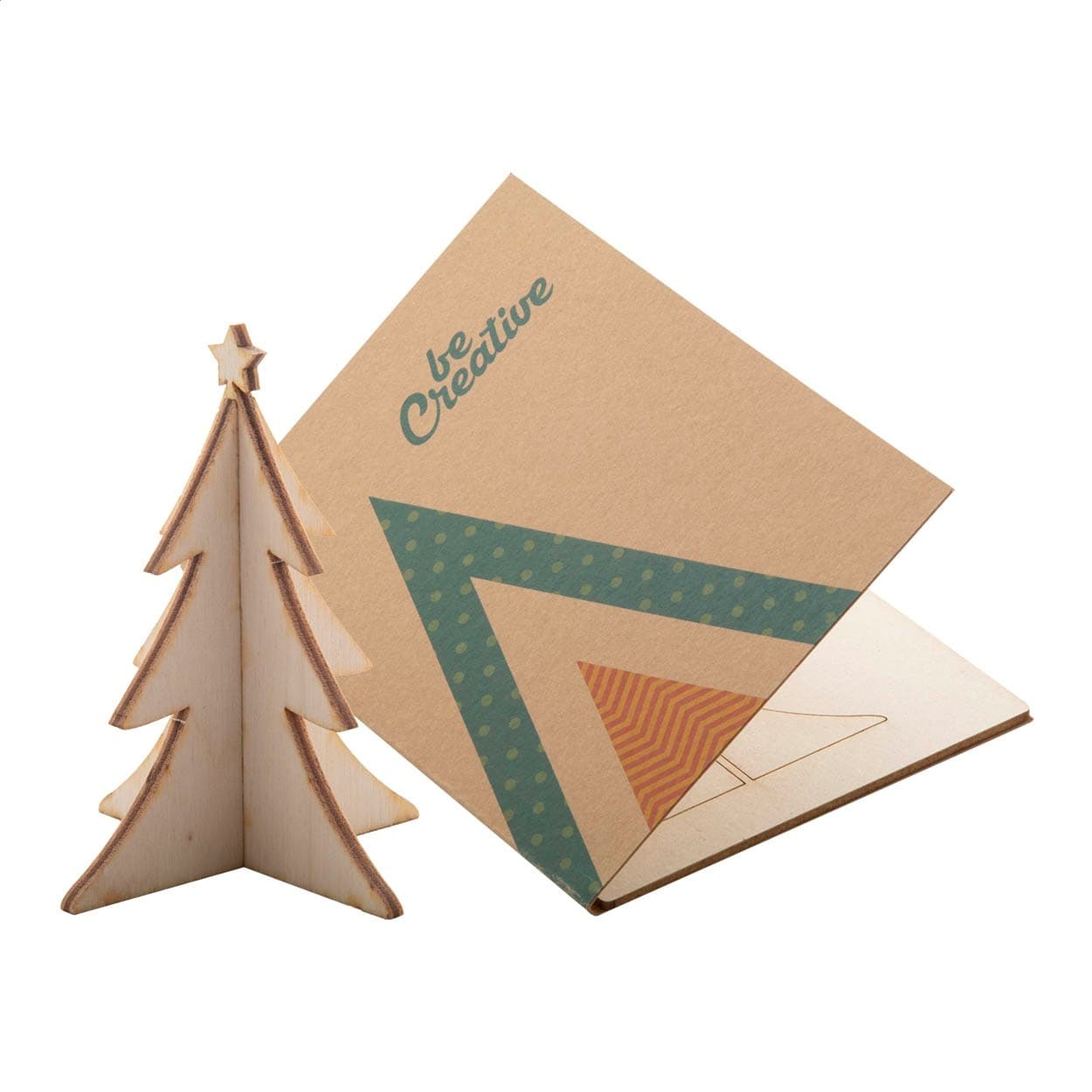Creax Kraft - felicitare de Craciun, brad