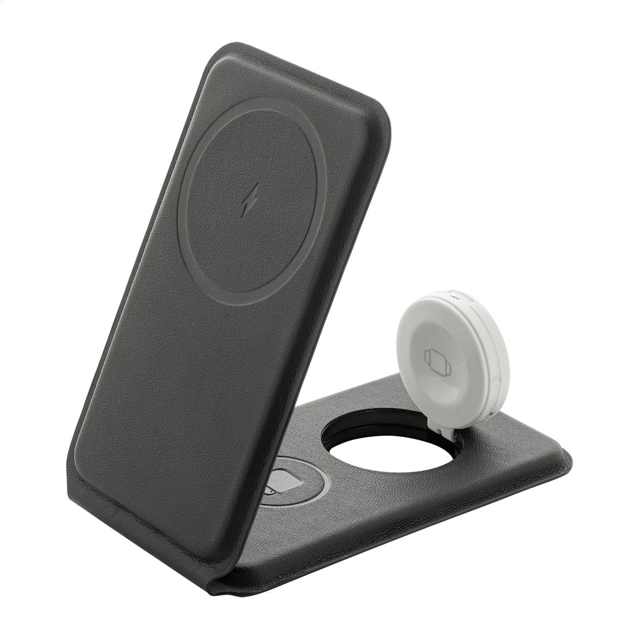 LuxCharge Stand - Încărcător wireless cu suport telefon mobil, RPU