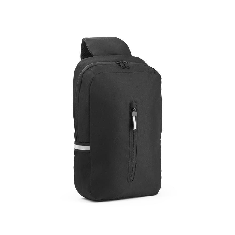 DELFOS. Rucsac cu o singură curea 300D cupoliester reciclat și 600D cupoliester reciclat, cu căptușeală din poliester reciclat 210D