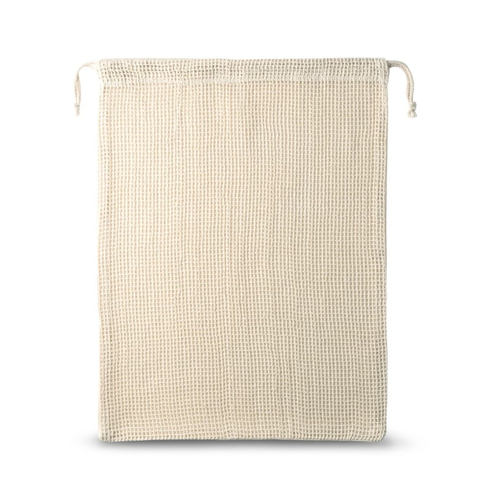 NAPOLI. Rucsac din 100% bumbac (120 g/m²) cu față din plasă de bumbac 100% (100 g/m²)