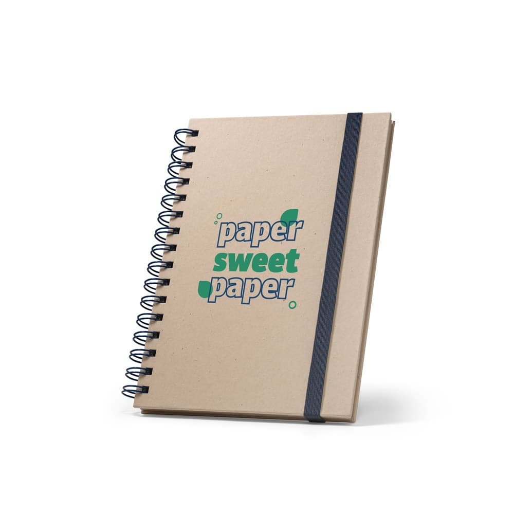 PROUST. Caiet A5 cu inele, cu copertă tare, fabricat din hârtie din trestie de zahăr (80% trestie de zahăr) cu pagini simple