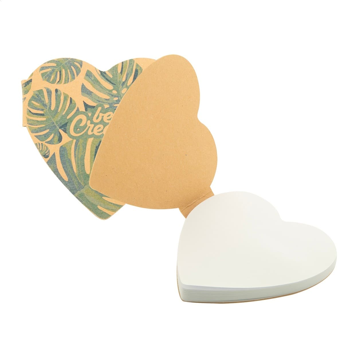 CreaStick Heart Eco - Carnețel sticky personalizat