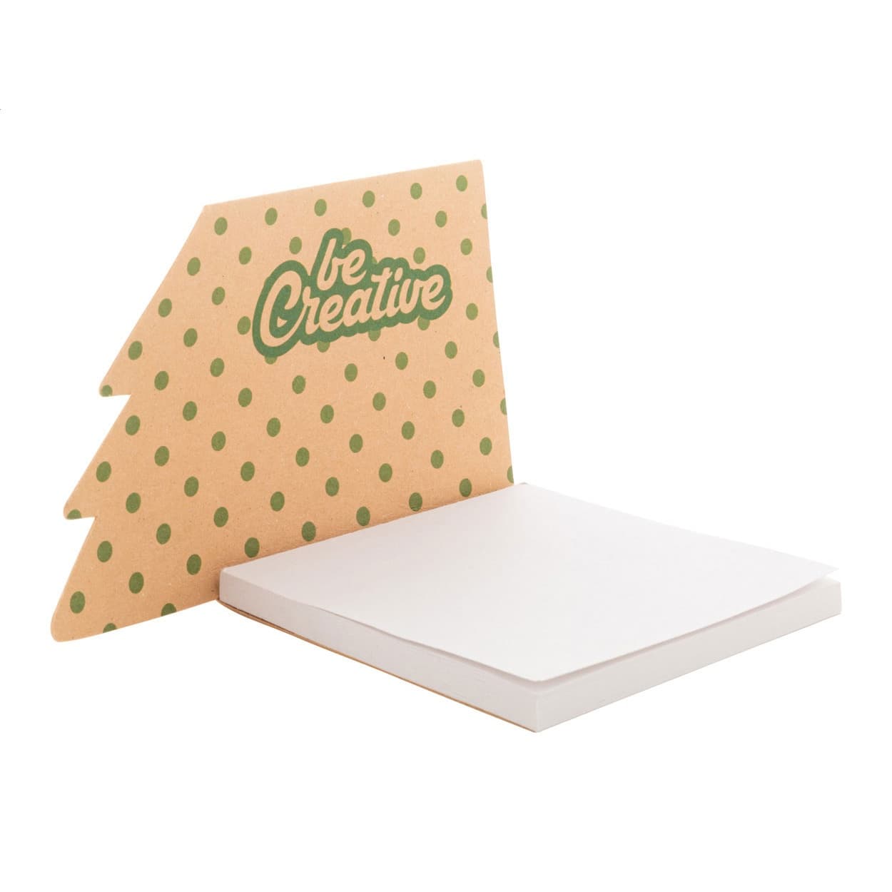 CreaStick Xmas Eco - Carnețel post-it-uri, personalizat, brad de Crăciun