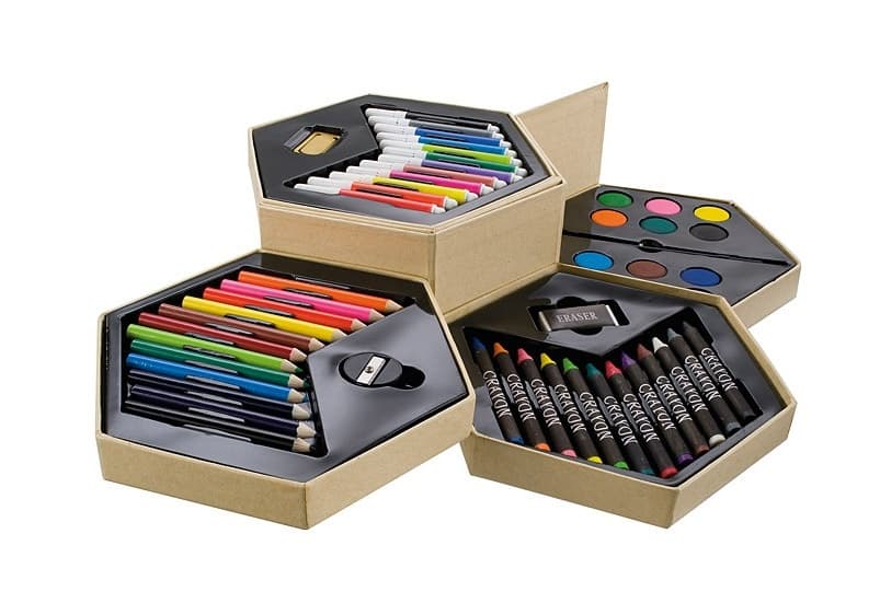 Set de pictură ARTIST (creioane, creioane colorate, markere, vopsele)