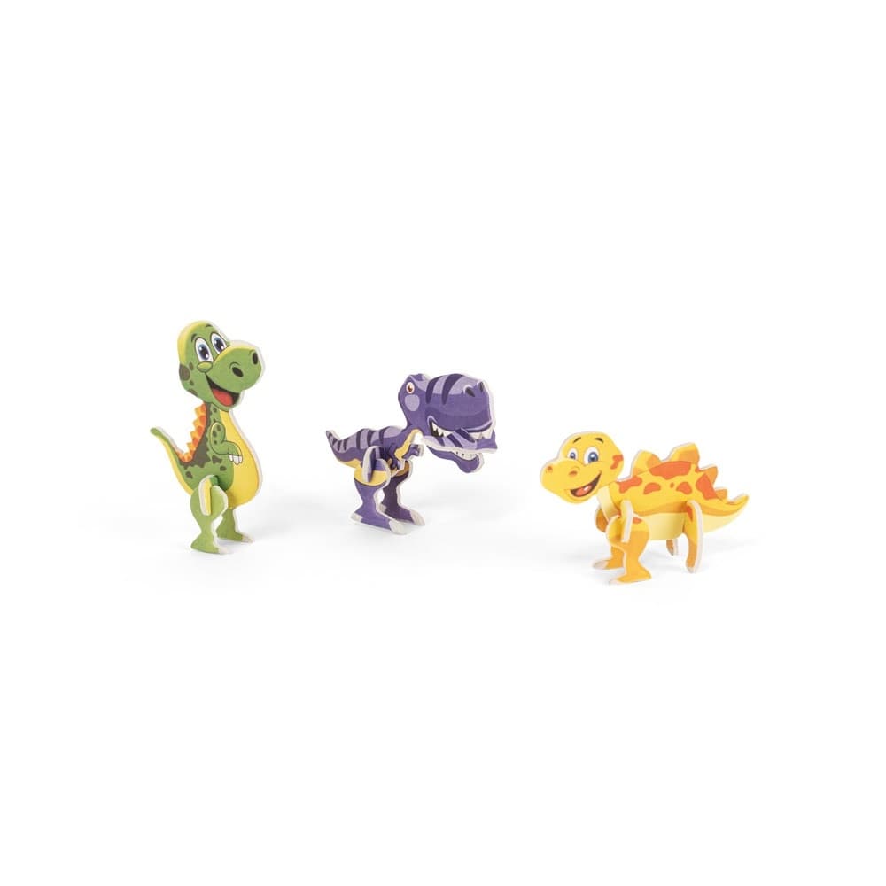 DINOSAURUS. Puzzle 3D din hârtie în formă de dinozaur