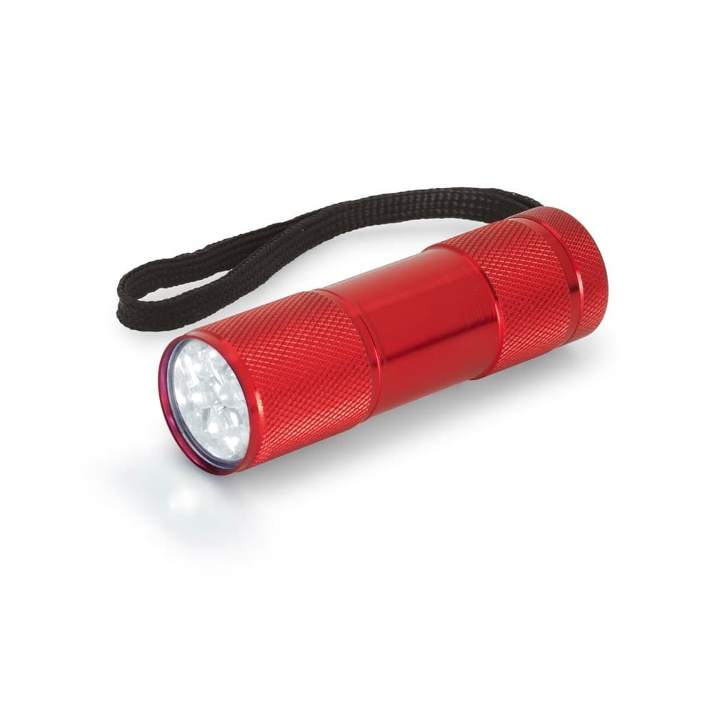 FLASHY. Lanternă din aluminiu cu 9 LED-uri