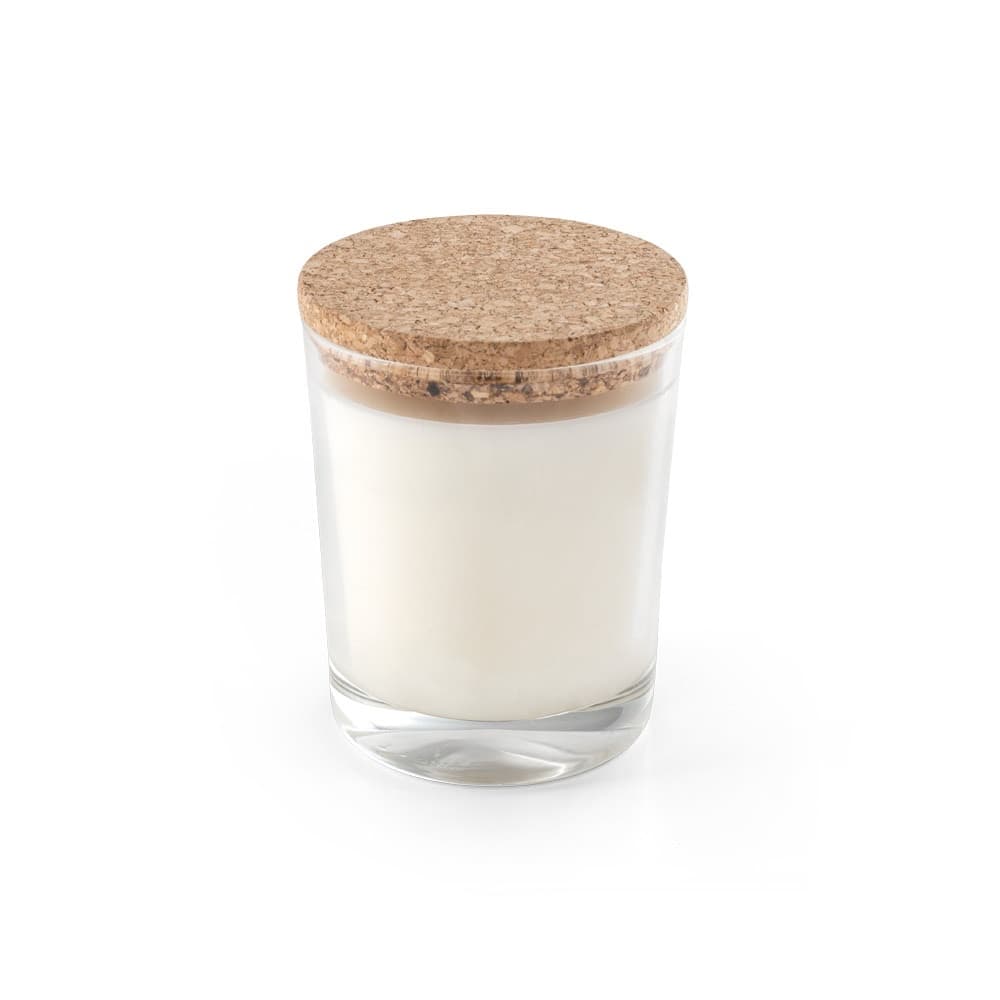 ZEN 180. Lumânare aromatică într-un pahar de sticlă cu capac de plută 180 g