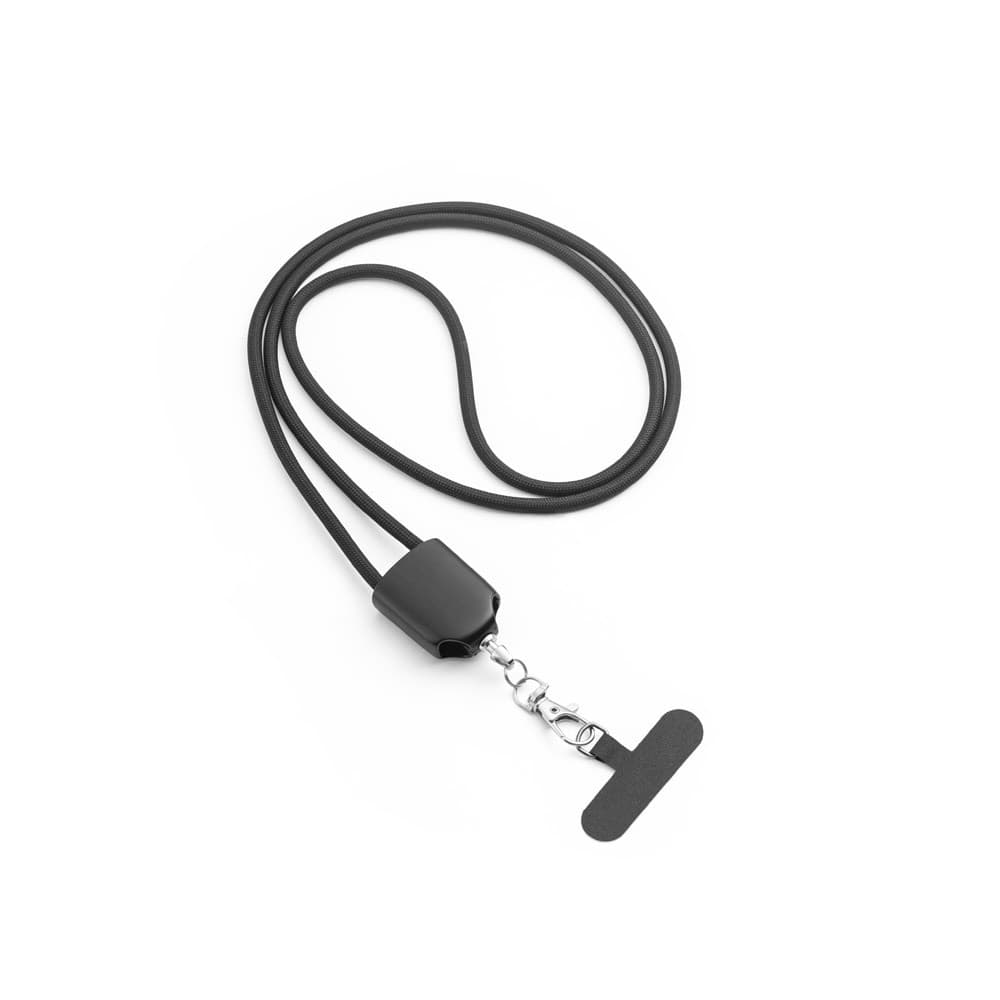 ZEWAIL. Cordon cu suport pentru smartphone inclus, cablu USB-C și diverse adaptoare din ABS reciclat și TPE reciclat