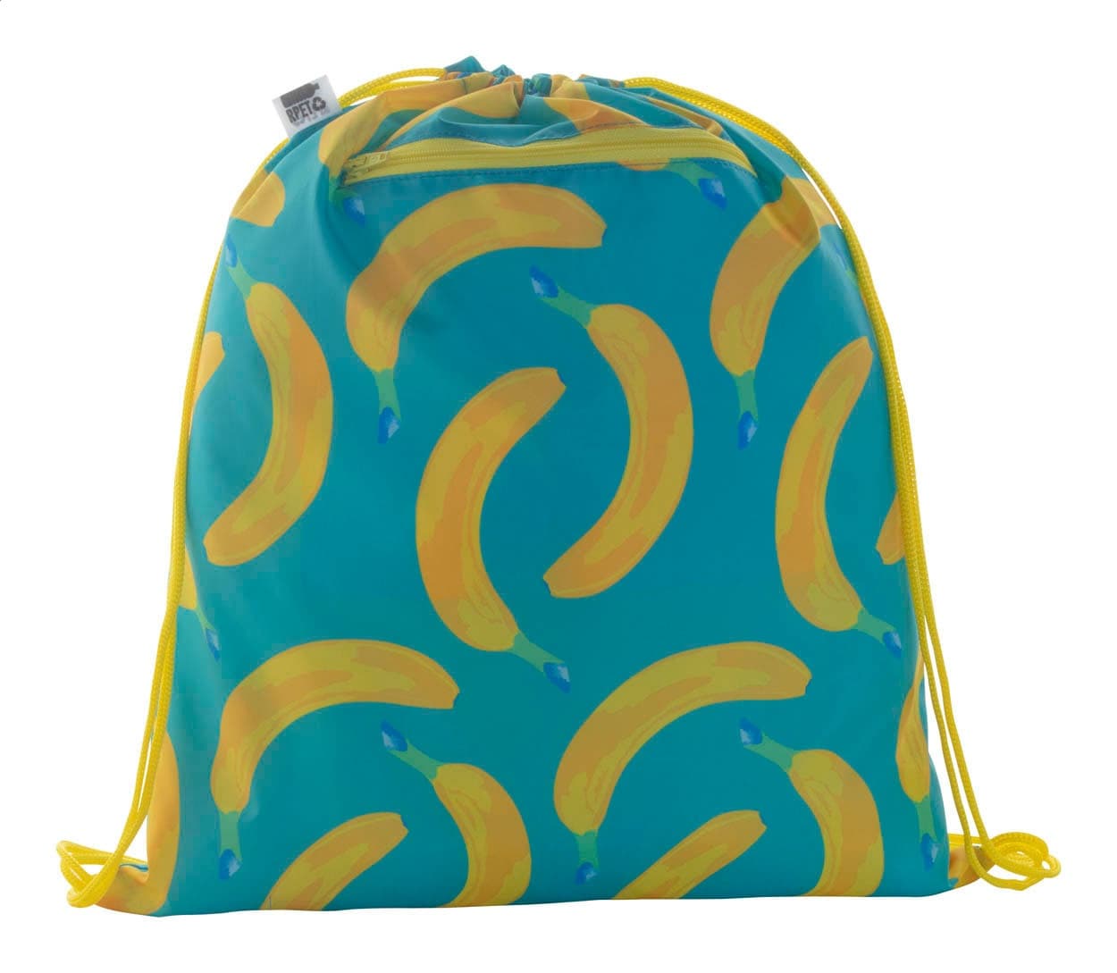 CreaDraw Zip RPET - rucsac cu cordon, personalizat