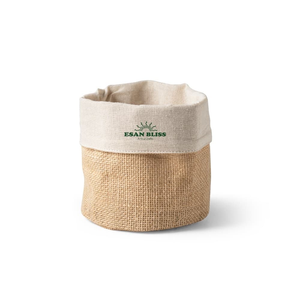 DUCASSE. Multi-purpose bag in jute (260g/m²) and cotton (120g/m²)