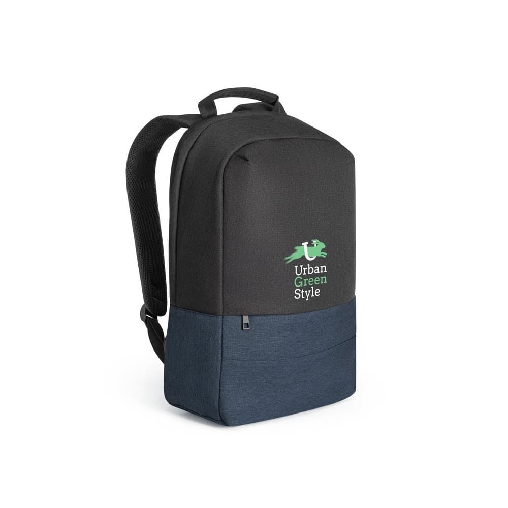 GENOA BPACK. Anti-theft backpack in high-density 600D recycled polyester