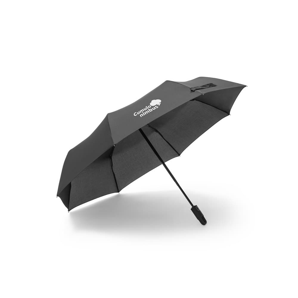 GUSTAVO. Umbrella in recycled polyester (100% rPET) 190T pongee with automatic opening and closing