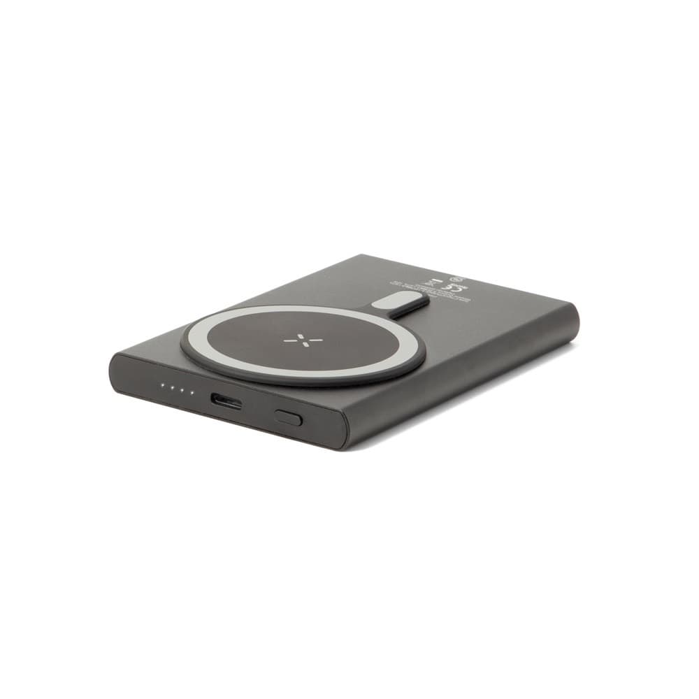WRIGHT 5. Baterie externă magnetică cu încărcare super-rapidă din aluminiu reciclat și ABS reciclat 5'000 mAh