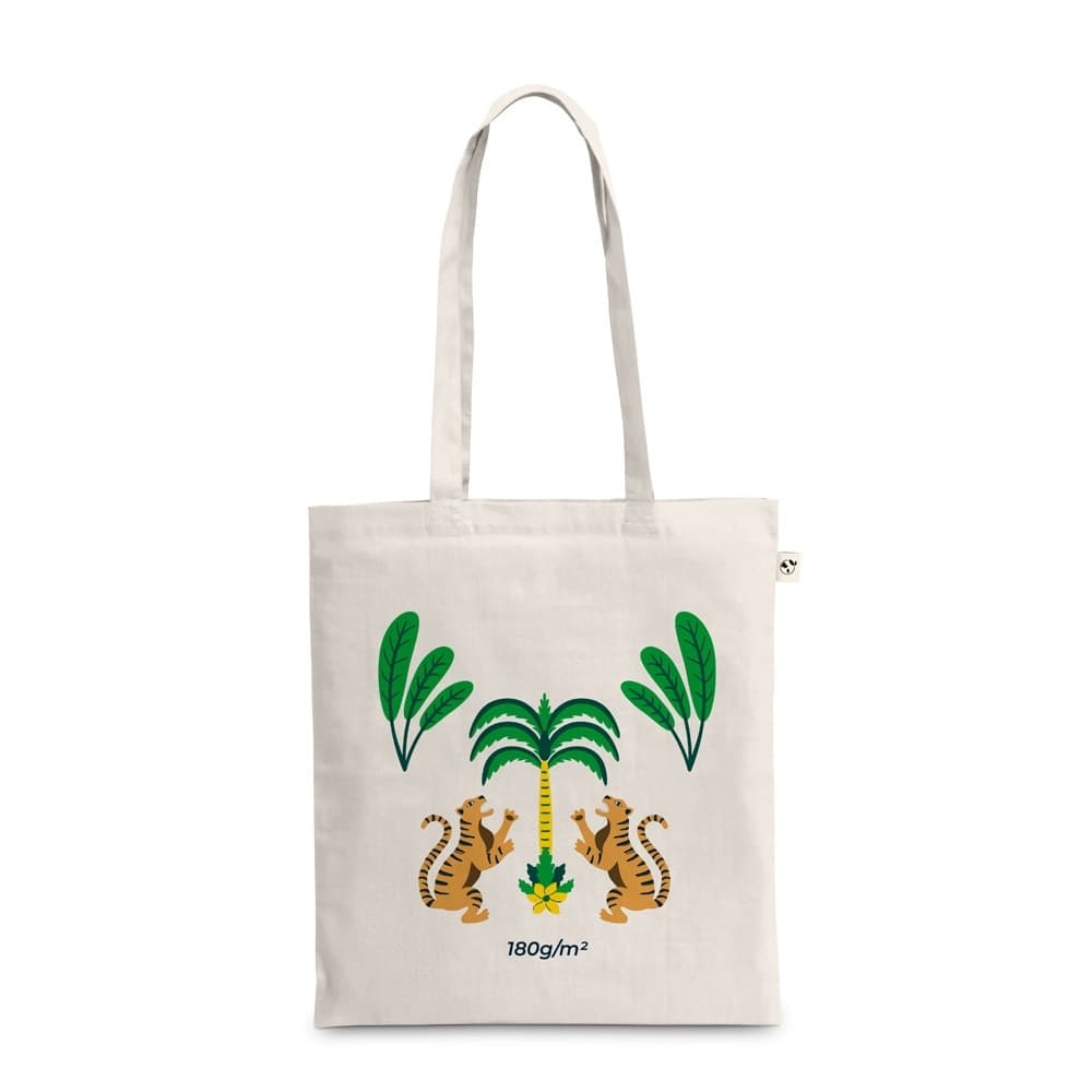 BEJA. Sacoșă 100% bumbac reciclat (180 g/m²)