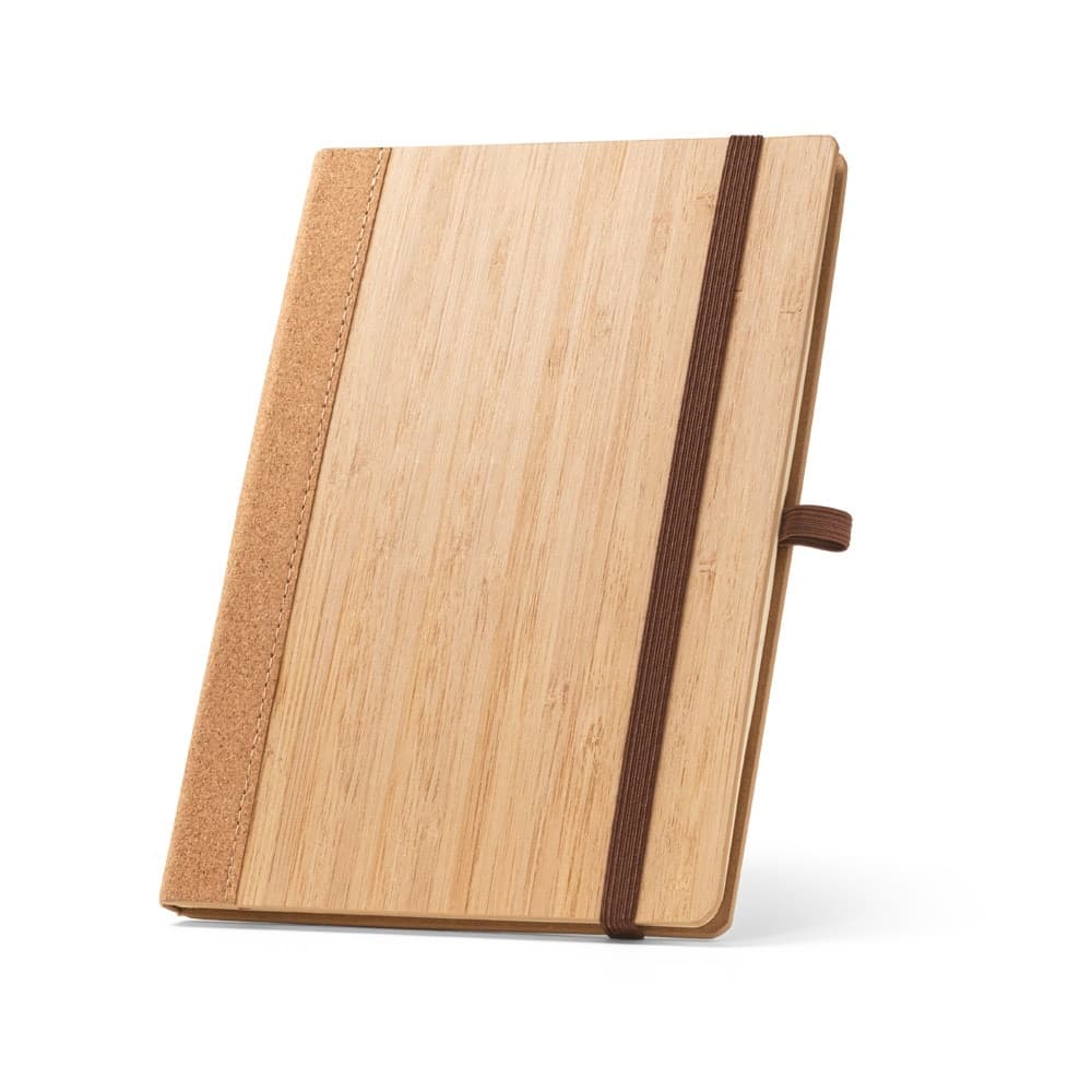 ORWELL. Notebook A5 cu copertă cartonată din bambus și foi de plută