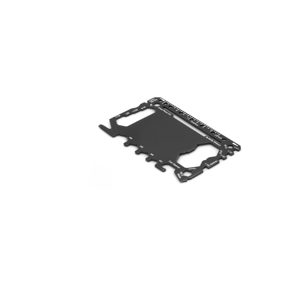 PEEBLES. Card multifuncțional din oțel inoxidabil cu 20 funcții