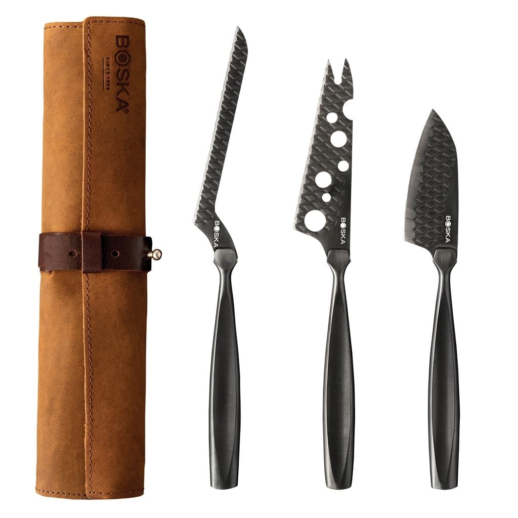 Set de cuțite pentru brânză BOSKA Monaco+ Black