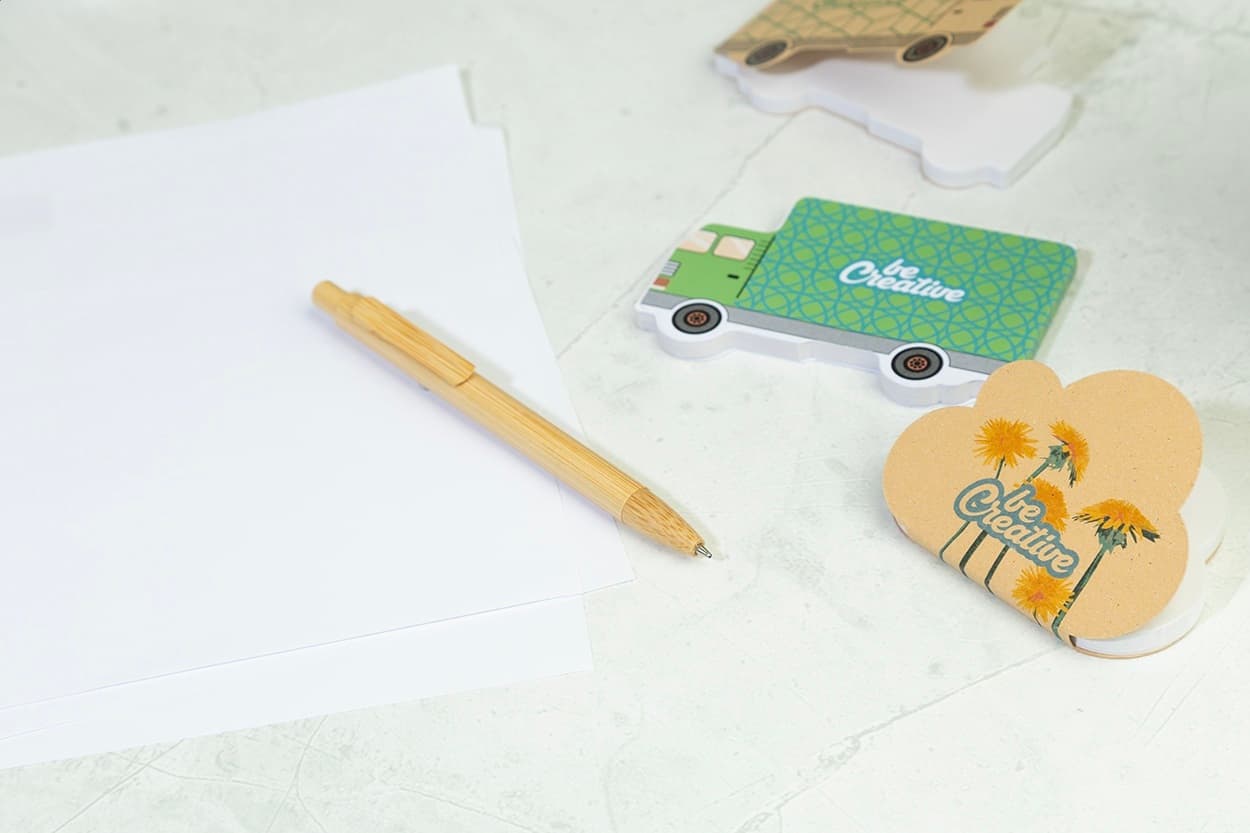 CreaStick Cloud Eco - carnet cu notițe adezive personalizate